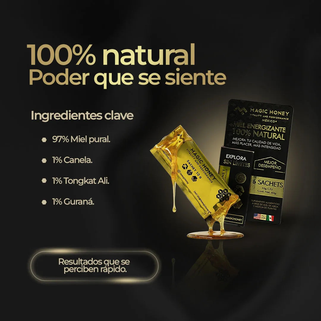 Magic honey 24 Sachet + Toalla Facial De Regalo