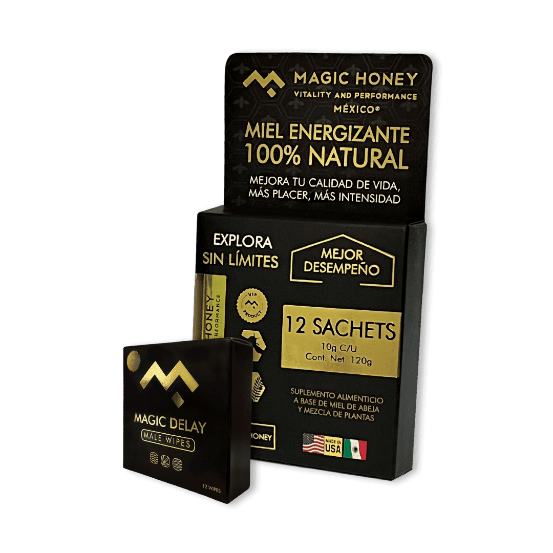 Dúo de 12 Sachets Magic Honey + 1 Caja Magic Delay (1 Mes de Rendimiento)