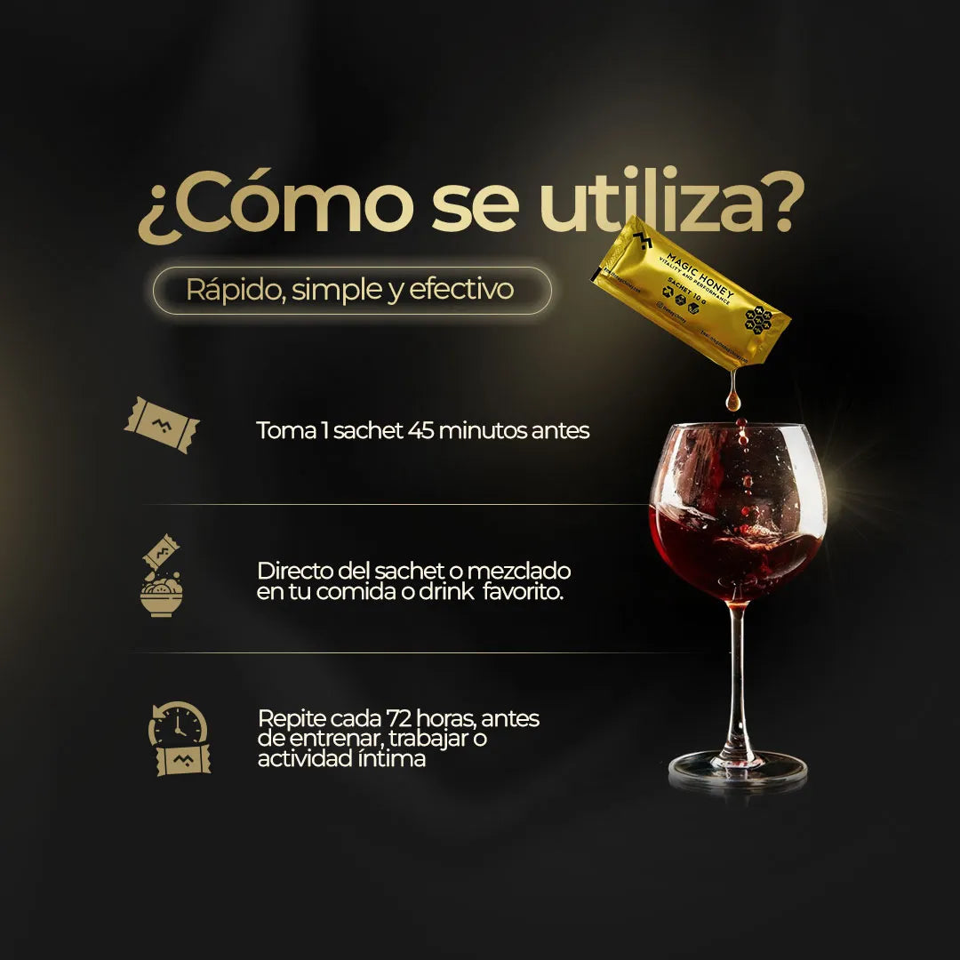 Magic honey 24 Sachet + Toalla Facial De Regalo