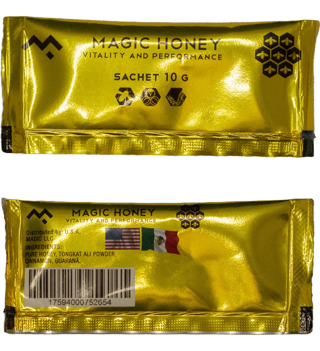 Dúo de 12 Sachets Magic Honey + 1 Caja Magic Delay (1 Mes de Rendimiento)