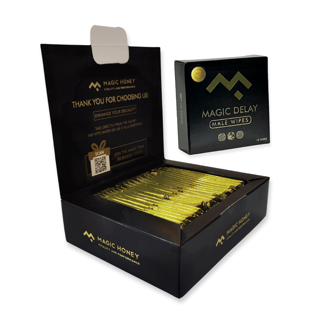 Dúo de 24 Sachets Magic Honey + 1 Caja Magic Delay  (2 Meses de Rendimiento)
