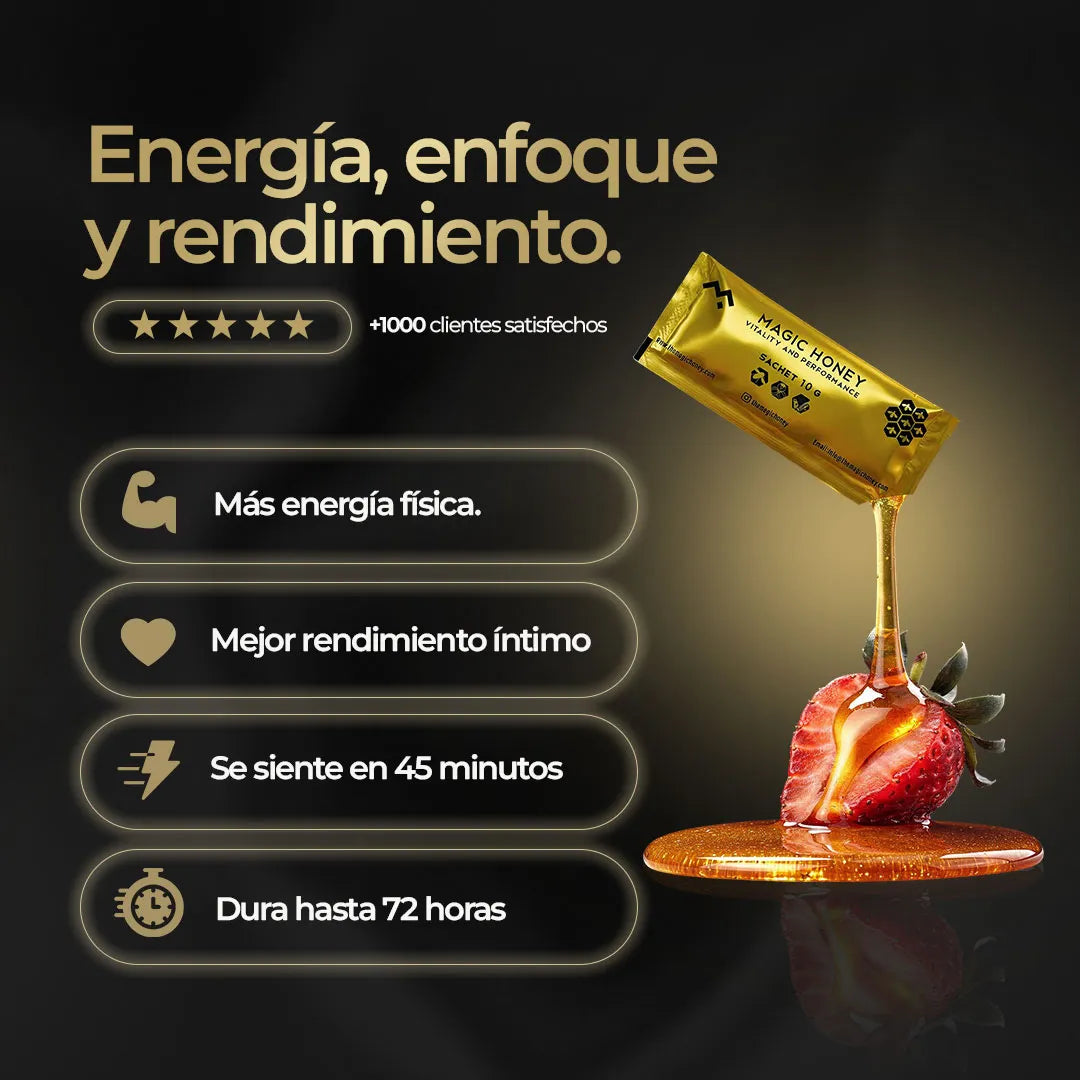 Magic honey 24 Sachet + Toalla Facial De Regalo